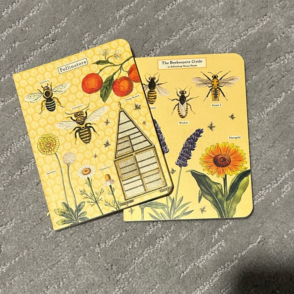 Flowers and Bees Mini Journals